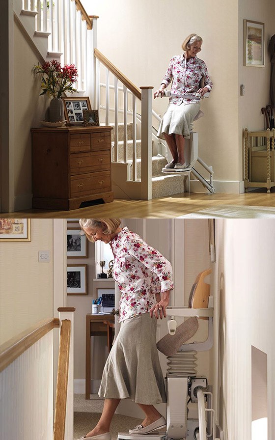 Stannah sadler - standing stairlift